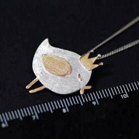 Wholesale-925-silver-Princess-Bird-crown-pendant (4)